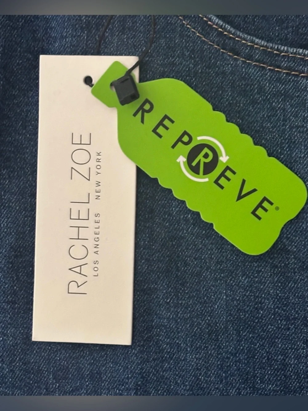 Rachel Zoe NWT hi ride wide leg dk wsh blu jns SZ 10 preppy casual